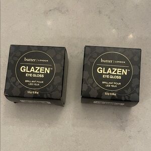 NIB! butter LONDON Glazen Eye Gloss Set of 2 - Moonshine & Mermaid